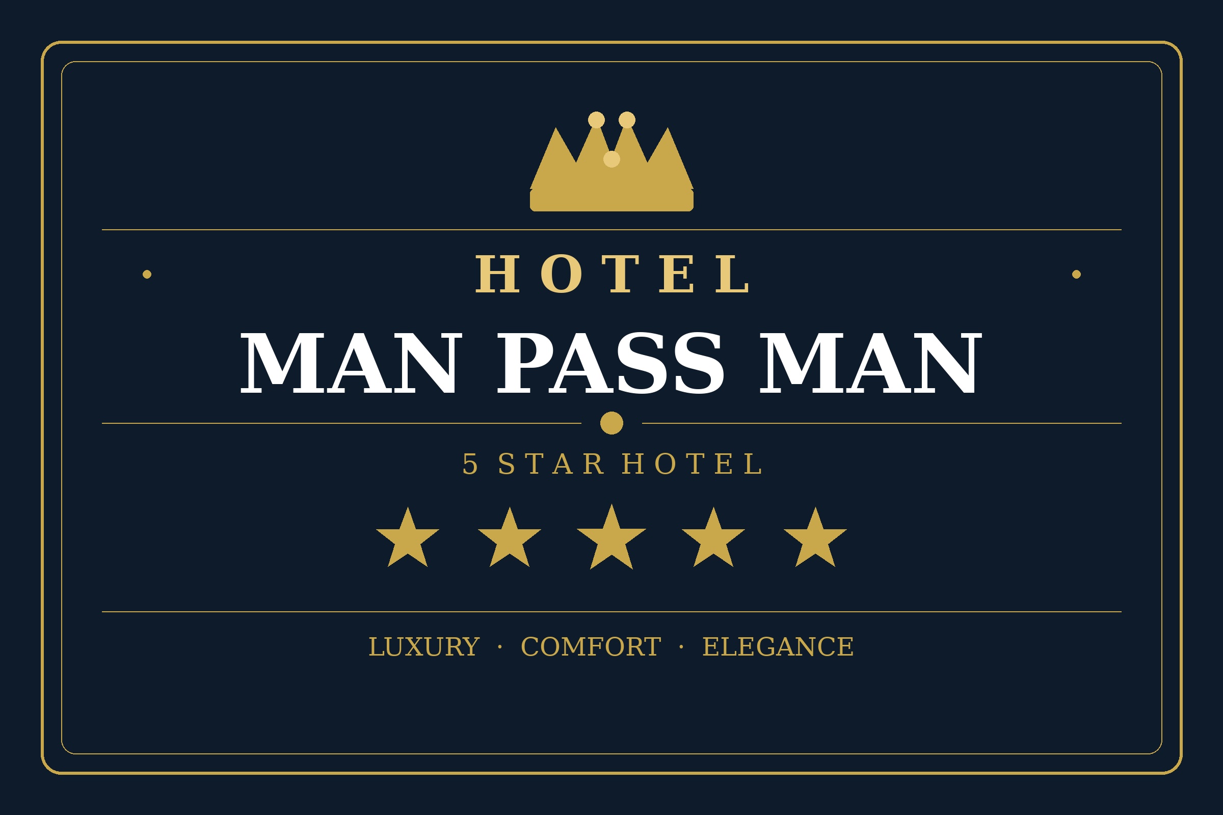 hotel man pass man